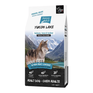 Croquettes sans céréales NATURA WILD Yukon Lake : Saumon, Thon & Dinde