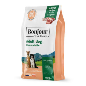 Croquettes chiens adulte BONJOUR à l'AGNEAU